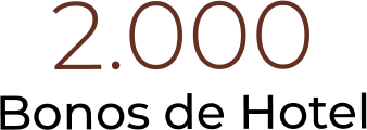 2.000Bonos de Hotel